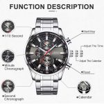 Muški CURREN sat (srebrno-crni) - Slika 7