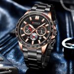 Muški CARREN sat model 8355(crno-zlatni) - Slika 2