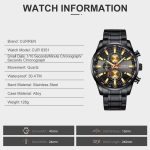 Muški CURREN sat (zlatno-crni) - Slika 8