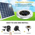 Solarne disk lampe 4 komada - Slika 4