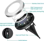 Solarne disk lampe 4 komada - Slika 6