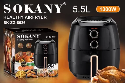 Friteza na vruć vazduh Sokany 5,5L