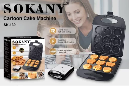 Aparat za kolače Wafle sa oblicima SOKANY