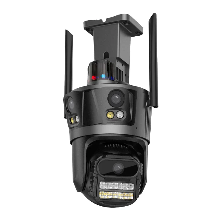 Pametna PZT Wi-Fi kamera sa 3 objektiva i rotacijom – 4MP HD, dvosmerni audio, human tracking Pametna PZT Wi-Fi kamera sa 3 objektiva i rotacijom – 4MP HD, dvosmerni audio, human tracking