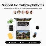 Wi‑Fi IP kamera sa 3 sočiva – PTZ rotacija, sirena i detekcija lica - Slika 6