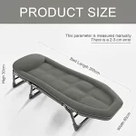 Sklopivi Ležaj za Kampovanje sa Dušekom i Naslonom na 5 Pozicija