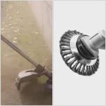 Čelična četka za trimer 6" – Efikasno uklanjanje korova i tvrdokornih naslaga