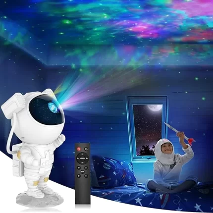 Lampa zvezdano nebo Galaxy projektor Astronaut