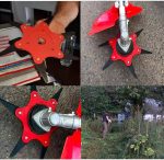 Čelični nastavak za trimer sa 6 oštrica – Moćno sečenje guste trave i žbunja