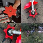 Čelični nastavak za trimer sa 6 oštrica – Moćno sečenje guste trave i žbunja