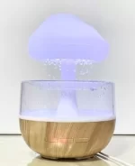 Noćna lampa oblak – LED svetlo sa aromaterapijom i ovlaživačem - Slika 3