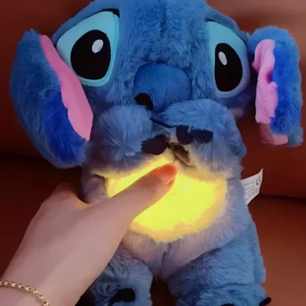 Stitch plišana igračka, plišani Stitch koji diše i svetli