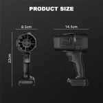 Turbo Aku Fen Za Sušenje - Slika 3