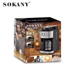 SOKANY 506E grinder – 2 u 1 aparat za mlevenje i kuvanje kafe - Slika 4