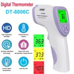 Infracrveni digitalni beskontaktni toplomer LCD za merenje temperature čela za bebe i odrasle
