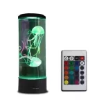 LED Lampa sa Plivajućim Meduzama i Ribicama – Dekorativna Akvarijum Lampa sa Ambijentalnim Osvetljenjem - Slika 2