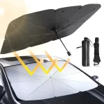 Kišobran za šoferšajbnu automobila – zaštita od sunca i toplote - Slika 2