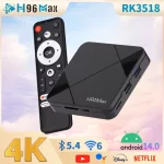 H96 Max Android TV Box 14.0 – 4K UHD, WiFi6, BT5.4, Google Voice podrška