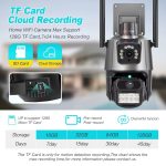 HWEN 8MP 4MP WiFi IP kamera sa alarmom i dualnim ekranom: Sigurnosno rešenje za moderni dom - Slika 2