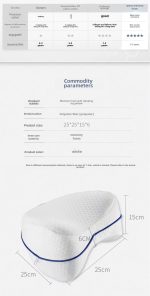 Jastuk za noge u obliku srca, jastuk za trudnice, za spavanje na boku - Slika 5