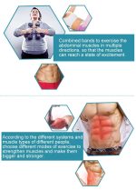 Pametni EMS trenažer za oblikovanje stomaka i ruku, stimulator mišića za neaktivne osobe - Slika 8