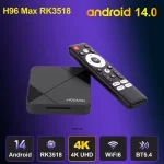 H96 Max Android TV Box 14.0 – 4K UHD, WiFi6, BT5.4, Google Voice podrška - Slika 3