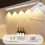 Inteligentno ultra-tanko LED svetlo za kuhinju u obliku mačijeg oka, sa senzorom pokreta za ljudsko telo, samolepljiva traka za osvetljenje vinskih ormarića i visećih elemenata - Slika 2