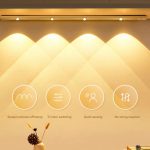 Inteligentno ultra-tanko LED svetlo za kuhinju u obliku mačijeg oka, sa senzorom pokreta za ljudsko telo, samolepljiva traka za osvetljenje vinskih ormarića i visećih elemenata