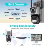 HWEN 8MP 4MP WiFi IP kamera sa alarmom i dualnim ekranom: Sigurnosno rešenje za moderni dom - Slika 6