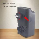 Prenosiva grejalica, Električna grejalica, 3D plamen, mini grejalica sa ventilatorom, daljinsko upravljanje, zidna grejalica, 110V/220V - Slika 4