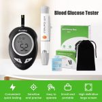 Merač šećera u krvi, test kit za šećer u krvi, dijabetes, kućni glukometar sa 50 iglica i 50 trakica, glukometar kit, dijabetes merač šećera u krvi - Slika 2