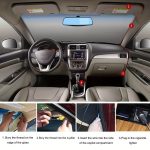 Dual kamera za retrovizor, auto kamera prednja i zadnja DVR HD 1080P - Slika 10