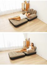 Sklopivi krevet i fotelja na naduvavanje, prenosivi kauč-krevet za plažu, baštu, bazen, ležaljka, stolica za odmaranje SF098 - Slika 3