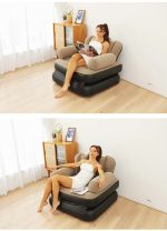 Sklopivi krevet i fotelja na naduvavanje, prenosivi kauč-krevet za plažu, baštu, bazen, ležaljka, stolica za odmaranje SF098 - Slika 2