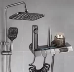 Luksuzni zidni tuš sa dodacima i displejom – LINE premium - Slika 4