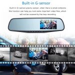 Dual kamera za retrovizor, auto kamera prednja i zadnja DVR HD 1080P - Slika 2