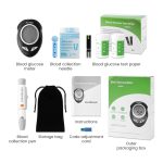 Merač šećera u krvi, test kit za šećer u krvi, dijabetes, kućni glukometar sa 50 iglica i 50 trakica, glukometar kit, dijabetes merač šećera u krvi - Slika 6