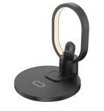 4u1 bežična stanica za punjenje za iPhone 13 12 ProMax, 15W bežični punjač sa postoljem i noćnom lampom za iWatch 7 6 i AirPods 3 - Slika 3