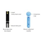 Merač šećera u krvi, test kit za šećer u krvi, dijabetes, kućni glukometar sa 50 iglica i 50 trakica, glukometar kit, dijabetes merač šećera u krvi - Slika 10