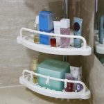 Teleskopska ugaona polica bez bušenja, prostor za odlaganje, okvir od nerdjajućeg čelika, ugaoni organizator za kupatilo - Slika 2