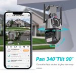 HWEN 8MP 4MP WiFi IP kamera sa alarmom i dualnim ekranom: Sigurnosno rešenje za moderni dom - Slika 12