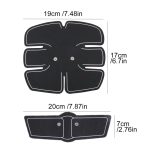 Pametni EMS trenažer za oblikovanje stomaka i ruku, stimulator mišića za neaktivne osobe - Slika 3