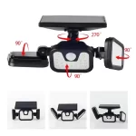 Solarni Reflektor sa Senzorom Pokreta za Dvorište i Fasadu - Slika 2