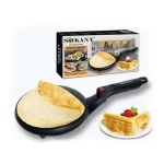 Bežični električni aparat za palačinke, sa nelepljivom površinom