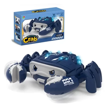 Interaktivna muzička igračka – Šetajuća kraba sa svetlom i senzorima prepreka