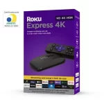 Roku EXPRESS 4K Streaming Player – 4K HDR uređaj sa daljinskim i HDMI kablom