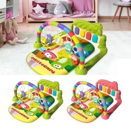 5-u-1 Baby Activity Mat – Muzička Podloga sa Svetlima i Pianinom za Motorni Razvoj Beba