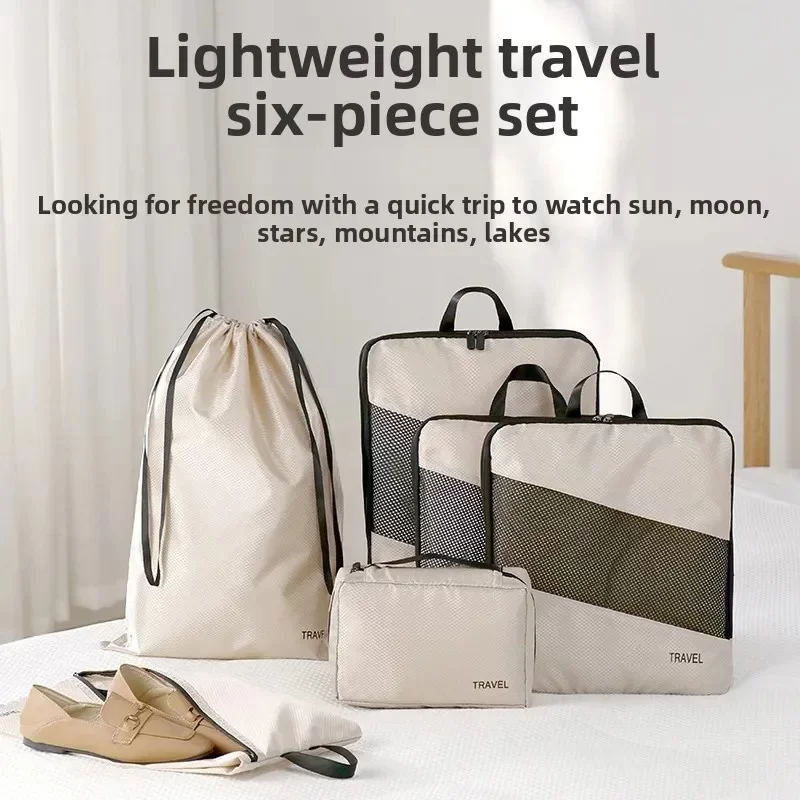 Putni set organizator za odeću – 6 delova od izdržljivog poliestera Putni set organizator za odeću – 6 delova od izdržljivog poliestera