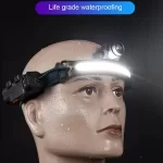 LED Lampa za Kampovanje i Planinarenje sa Senzorom Pokreta – XPG + COB - Podesivi Fokus i USB Punjiva - Slika 2