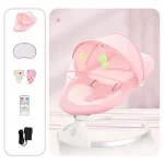 Njihalica - Automatska baby ležaljka za uspavljivanje – električna kolevka i ljuljaška za bebe - Slika 6